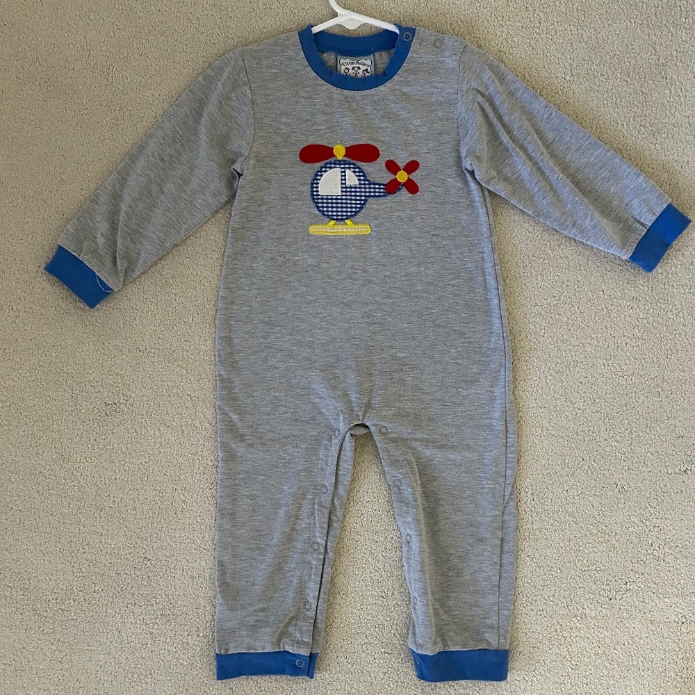 Three Sisters helicopter romper 2T